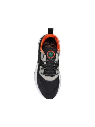 Shop Adidas Originals Nite Jogger Sneakers In Black