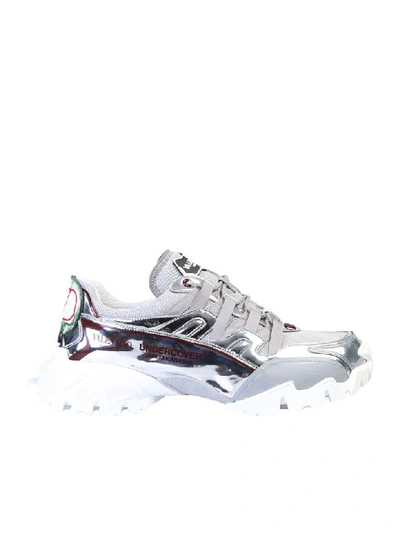 Shop Valentino Climbers Undercover Sneakers In Metallic