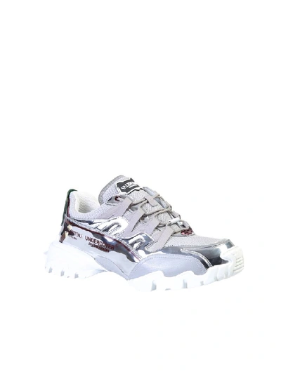 Shop Valentino Climbers Undercover Sneakers In Metallic
