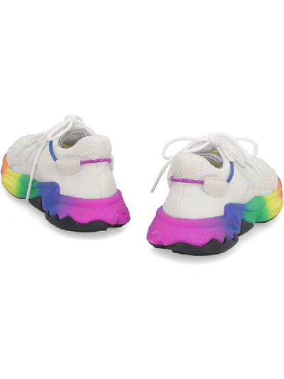 Shop Adidas Originals Ozweego Pride Low-top Sneakers In White