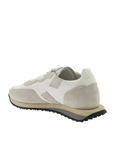 Shop Ghoud Sneakers Leather Rush Low In White