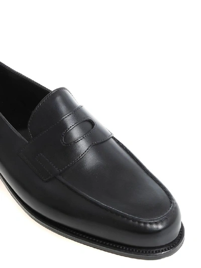 Shop John Lobb Loafer Lopez Black Calf