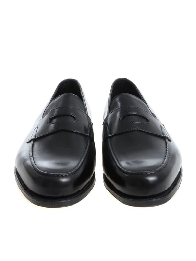 Shop John Lobb Loafer Lopez Black Calf