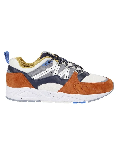 Shop Karhu Sneakers In Tabacco/blu/bianca