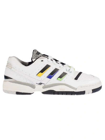 Shop Adidas Originals Torsion Comp Sneakers In White/black/yellow