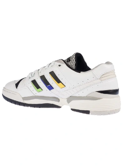 Shop Adidas Originals Torsion Comp Sneakers In White/black/yellow