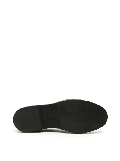 Shop Alexander Mcqueen Studded Derby Lace-ups In Black Gunmetal (black)