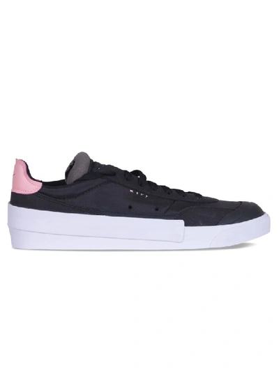 Shop Nike Drop Type Lx - Black/pink Tint-white-zinnia In Nero