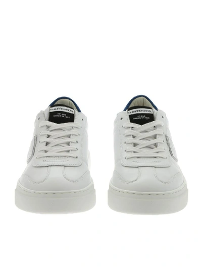 Shop Philippe Model Sneaker Leather In White