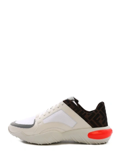 Shop Fendi Sneaker Ff Fluo In White