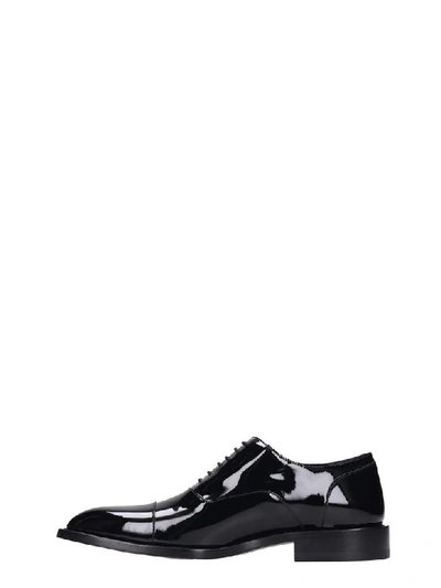 Shop Balenciaga Lace Up Shoes In Black Leather