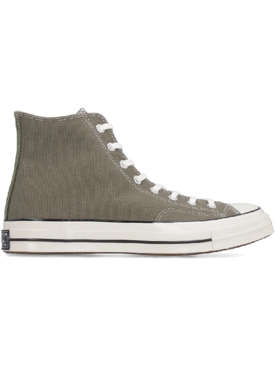 Shop Converse Canvas High-top Sneakers In Green