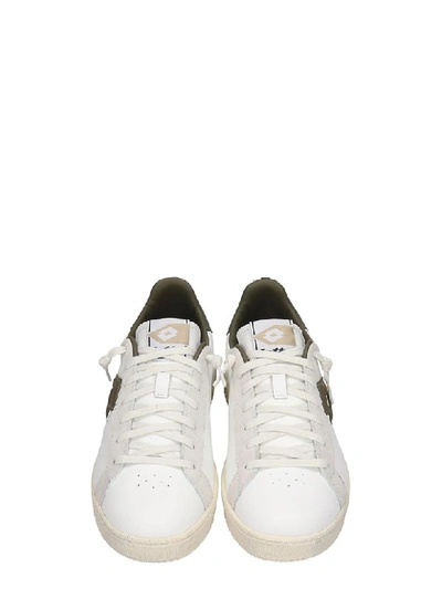 Shop Lotto Leggenda Autograph Sneakers In White Leather