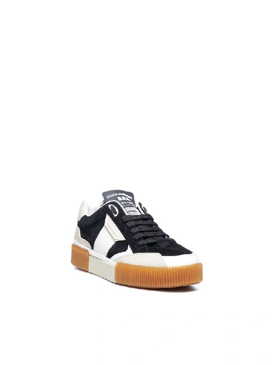 Shop Dolce & Gabbana Sneakers In Nero/ghiaccio