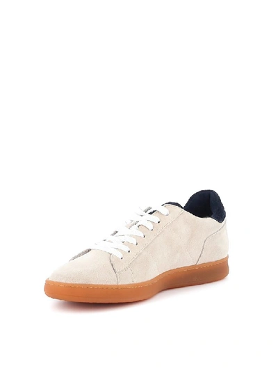 Shop Rov Sneaker Suede Leather In Denim