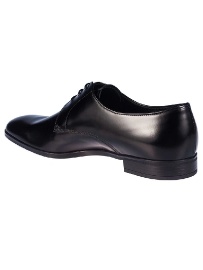 Shop Prada Classic Oxford Shoes In Black