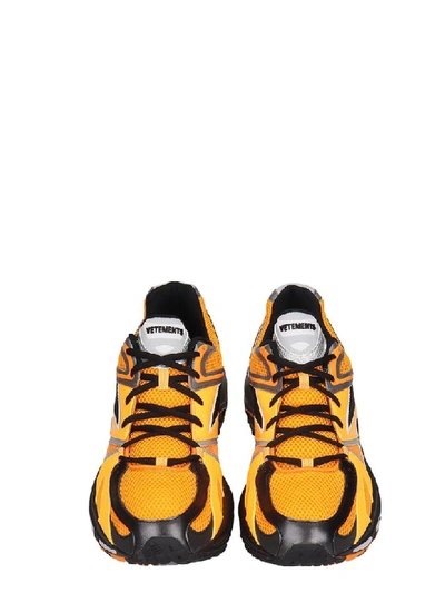 Shop Vetements Sneakers In Orange Tech/synthetic
