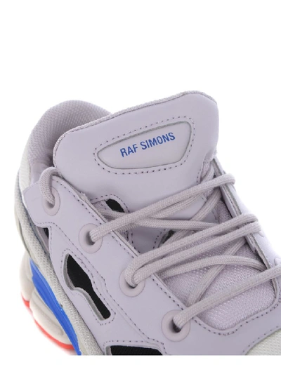 Shop Raf Simons Sneakers In Ecru/glicine