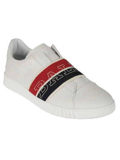 Shop Bally Wictor Slip-on Sneakers In White