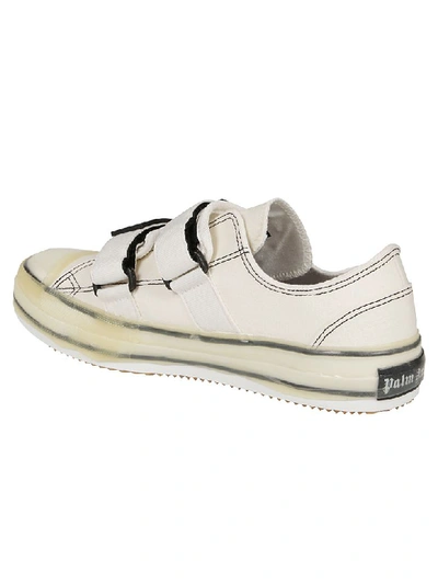 Shop Palm Angels Sneaker Velcro Vulcanized In White White