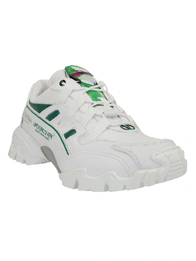 Shop Valentino Sneakers In Bianco/green