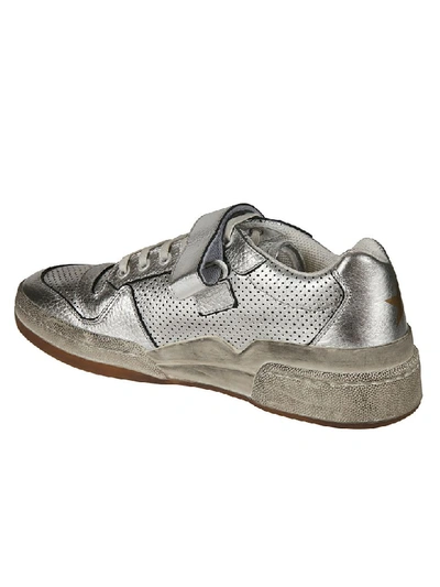 Shop Saint Laurent Sl24 Sneakers In Silver
