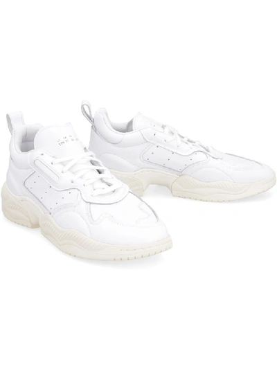 Shop Adidas Originals Supercourt Rx Leather Sneakers In White