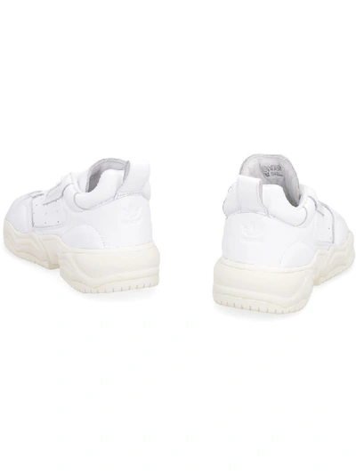 Shop Adidas Originals Supercourt Rx Leather Sneakers In White
