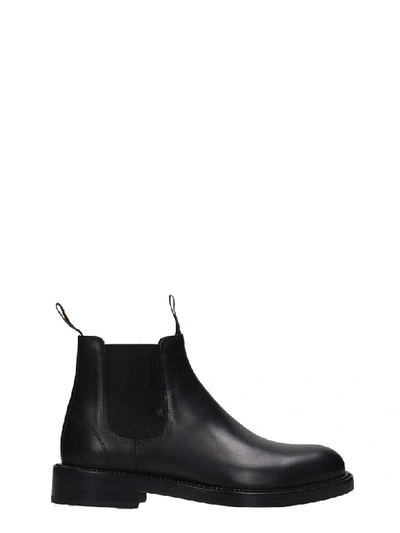 Shop Lanvin Ankle Boots In Black Leather