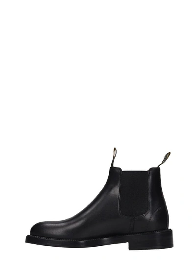 Shop Lanvin Ankle Boots In Black Leather