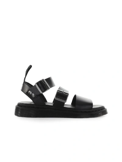 Shop Dr. Martens' Gryphon Brando Black Mens Sandal In Nero (black)
