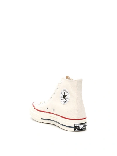 Shop Converse Chuck 70 Hi-top Sneakers In Parchment Garnet Egret (white)
