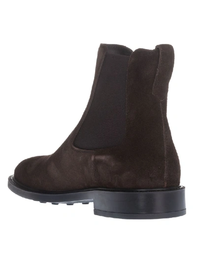 Shop Tod's Chelsea Boots In Testa Moro