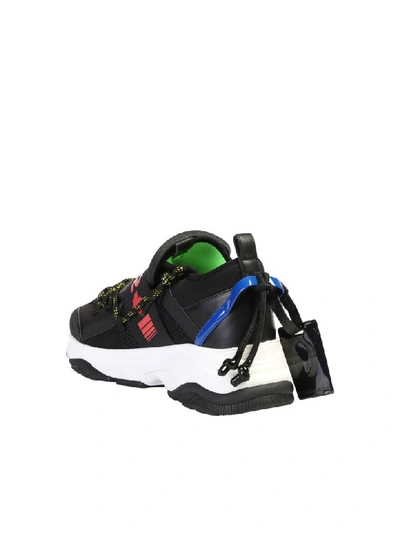 Shop Dsquared2 Branded Sneakers In Black