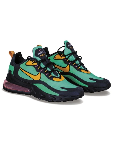 Shop Nike Air Max 270 React - Electro Green/yellow Ochre-obsidian In Nero/verde