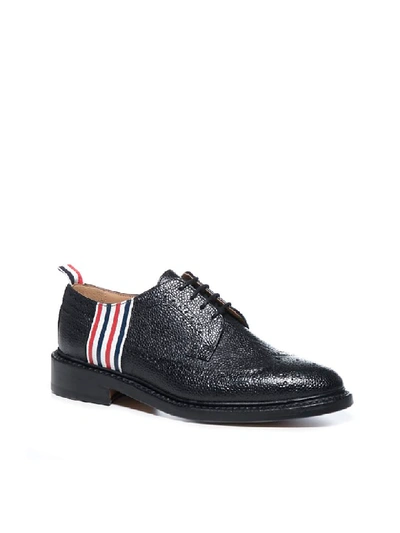 Shop Thom Browne Laced Shoes In Black