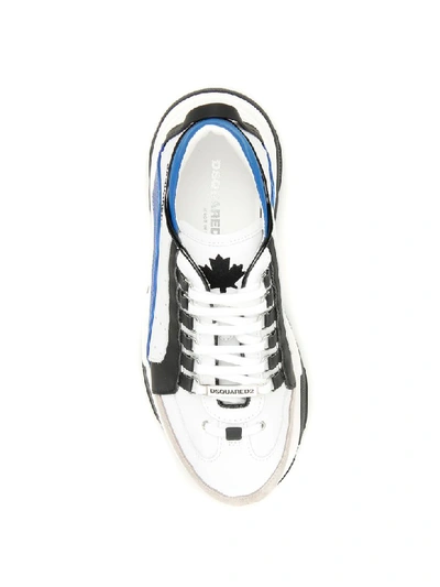 Shop Dsquared2 Bumpy 551 Sneakers In Black White Blu (white)