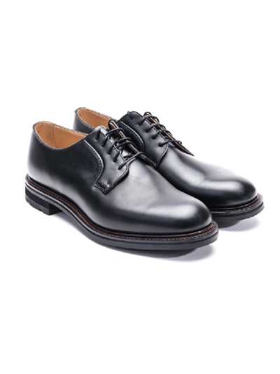 Shop Church's Woodbridge Leather Shoes In Black