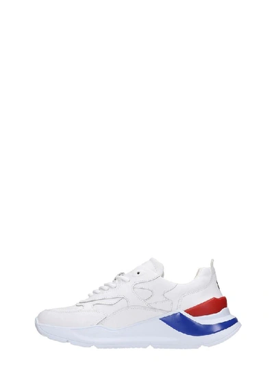 Shop Date Fuga Mono Sneakers In White Leather