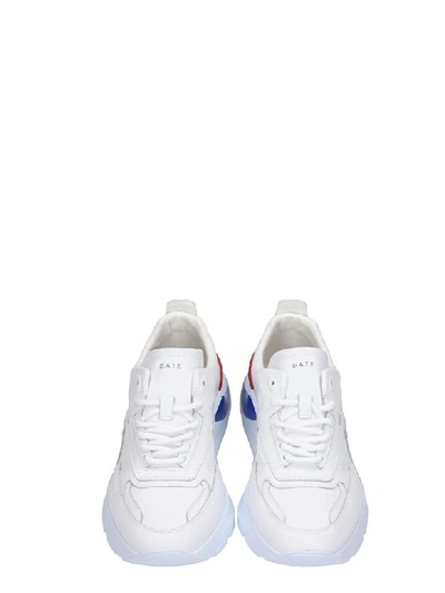 Shop Date Fuga Mono Sneakers In White Leather