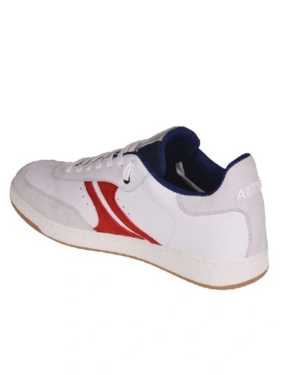 Shop Am318 Arrow Sneakers In White/blue