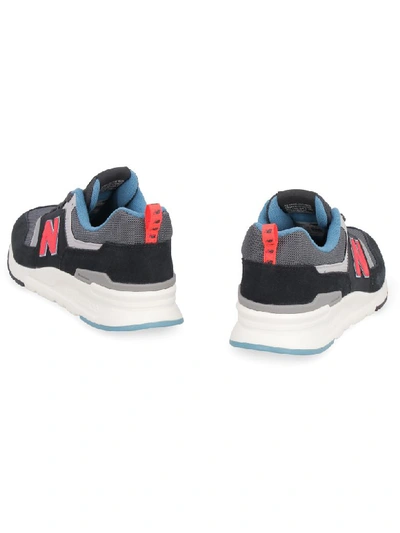 New Balance 997 Suede And Mesh Sneakers In Black