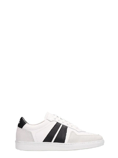 Shop National Standard Sneakers In White Suede And Leather
