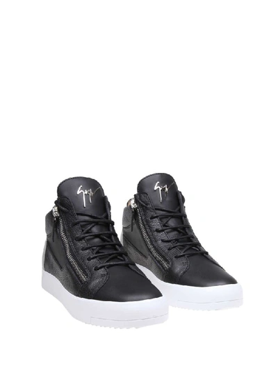 Shop Giuseppe Zanotti Design Kriss Spot Sneakers In Black Leather