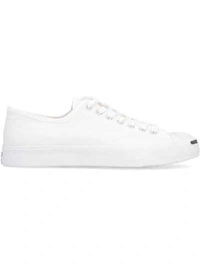 Shop Converse Canvas Low-top Sneakers In White