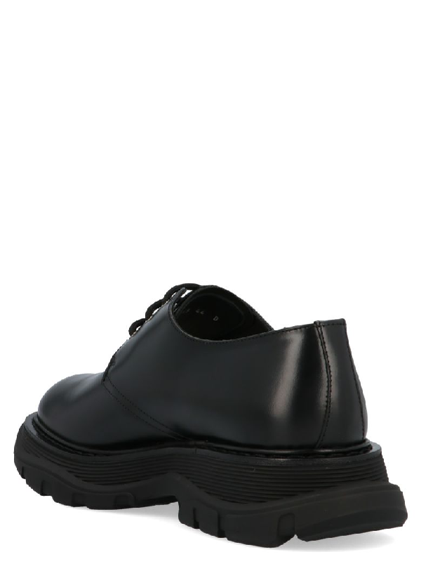 Alexander McQueen chunky-sole derby shoes - Black