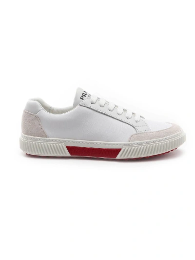 Shop Prada Stratus Sneaker In Kmg Talco+rubino