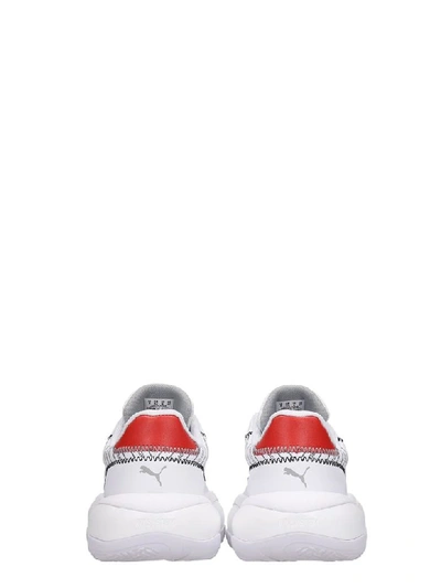 Shop Karl Lagerfeld Alteration Karl Sneakers In White Leather