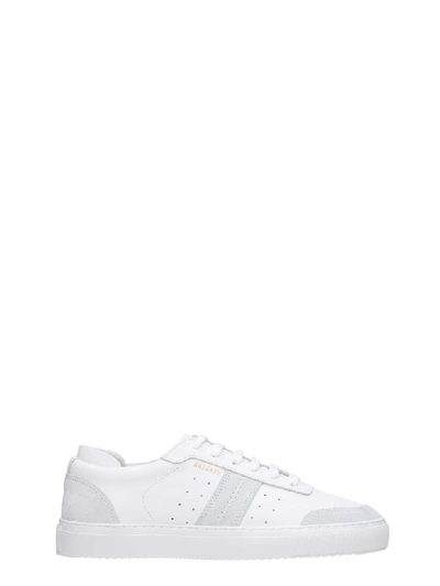 Shop Axel Arigato Dunk Sneakers In White Leather