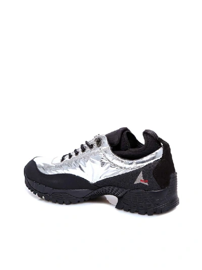 Shop Roa Neal Sneakers In Silver
